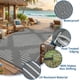thumbnail image 3 of Alfombra exterior Garvee 152 cm gris y blanco reversible, 3 of 9