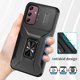 thumbnail image 3 of Funda Armada para Samsung Galaxy A15 5G con Tapa Deslizante y Soporte Magnético Giratorio Negro, 3 of 5