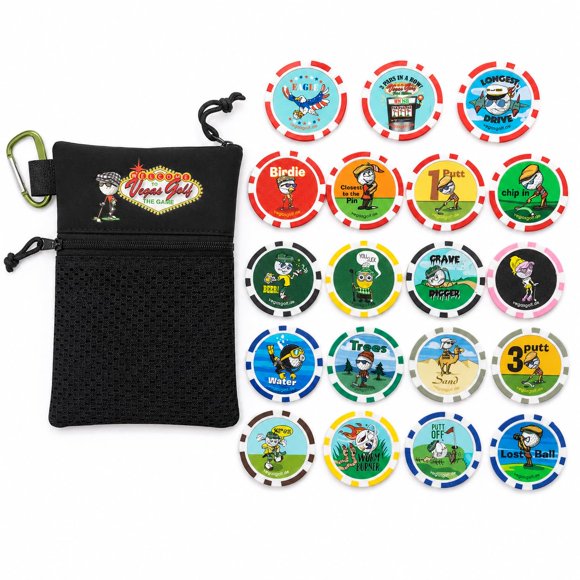 Juego de mesa Vegas Golf Edición VIP – Set de 19 fichas