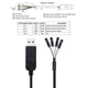 thumbnail image 3 of Adaptador USB a TTL DTECH 1,8 m 3,3 V PL2303 Negro, 3 of 7