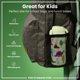 thumbnail image 2 of Botella de agua Ion8 Kids Steel, 400 ml, diseño de dinosaurio, 2 of 8
