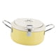 thumbnail image 5 of Olla freidora de acero inoxidable, utensilios de cocina pequeños para freidora, sartén de aceite multiusos, olla para freír pollo para verduras, bolas amarillo, 5 of 5
