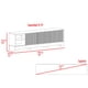 thumbnail image 3 of Rack Tv75" 1 Puerta Smith 52,4x180x36,3 Cm Nogal Y Roble, 3 of 3