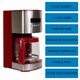 thumbnail image 3 of Cafetera Kenmore de 12 tazas con temporizador de acero inoxidable, 3 of 9
