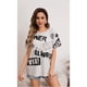 thumbnail image 1 of Polera Mujer Algodon Manga Corta Oversize Girl Power 2005, 1 of 3