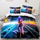 thumbnail image 1 of Sonic Sonic Boy 3D digital printing comforter set three-piece soft home textile 100% polyester king size teen gift Bed Sheets, 1 of 5