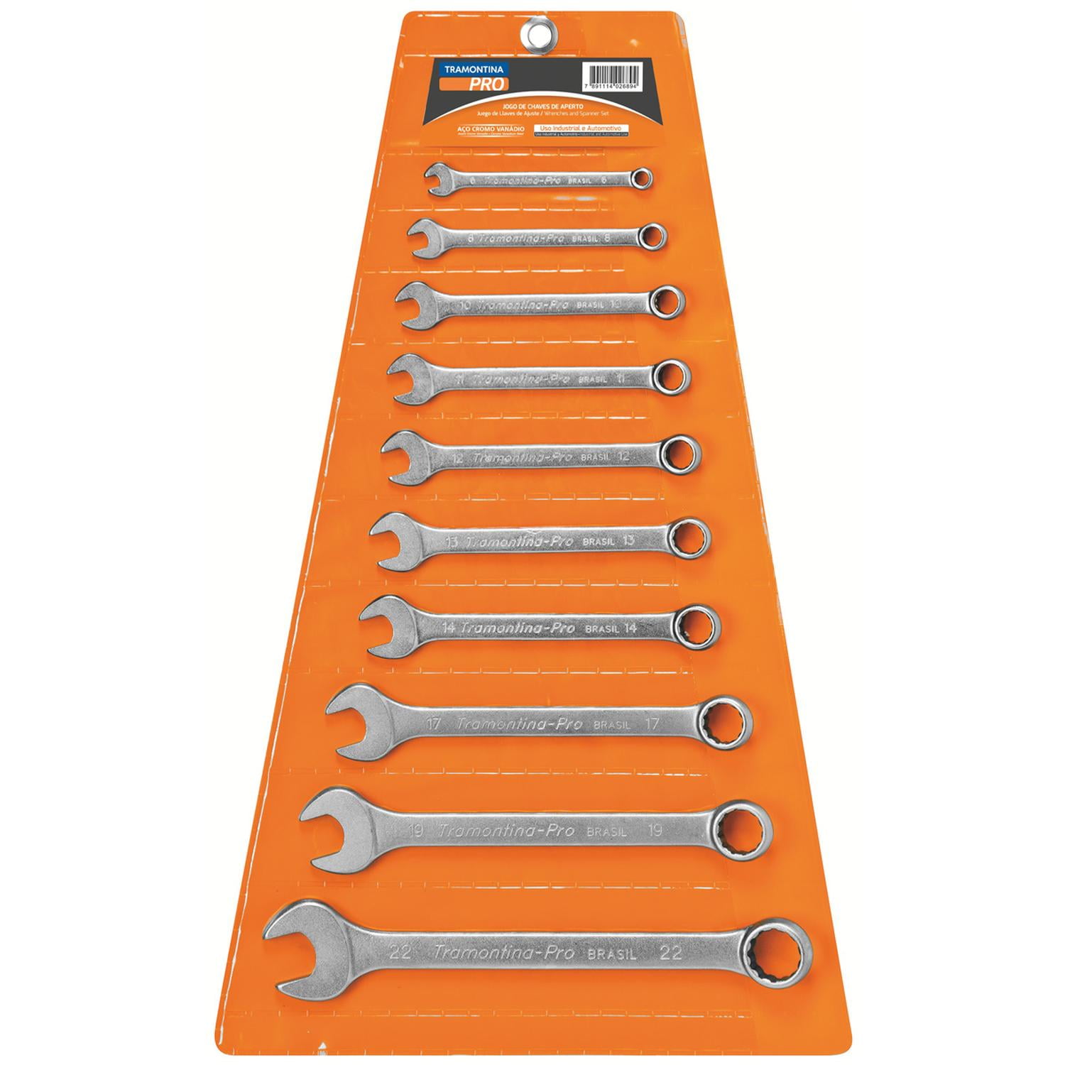 Juego De Llaves Combinadas 10 Piezas Tramontina Pro