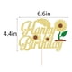 thumbnail image 3 of Decoración de tarta con diseño de girasoles para cumpleaños de Bekaterea, 3 of 7