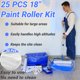 thumbnail image 2 of Kit de rodillos de pintura WCNLCEO 46 cm 25 piezas con poste extensible, 2 of 7