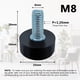 thumbnail image 3 of Niveladores para muebles LanxiMEY M8 ajustables de goma, 8 piezas, 3 of 7