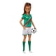 thumbnail image 5 of Barbie Profesiones Futbolista Uniforme Verde 29 cm, 5 of 5