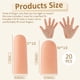 thumbnail image 2 of Protectores de dedos YIVCKOM Gel Finger Cots de silicona (20 unidades), 2 of 6