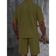 thumbnail image 3 of Conjunto Hombre 2 Piezas Short Camisa Textura Tendencia Urbana 0279, 3 of 3