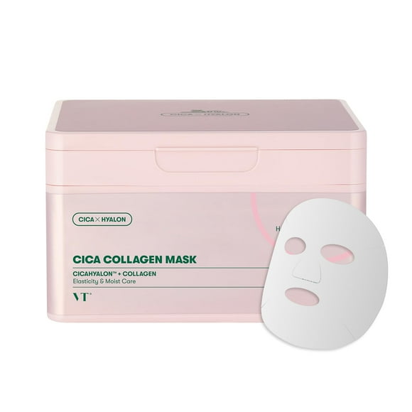 Mascarilla VT COSMETICS CICA Collagen Daily, 30 hojas