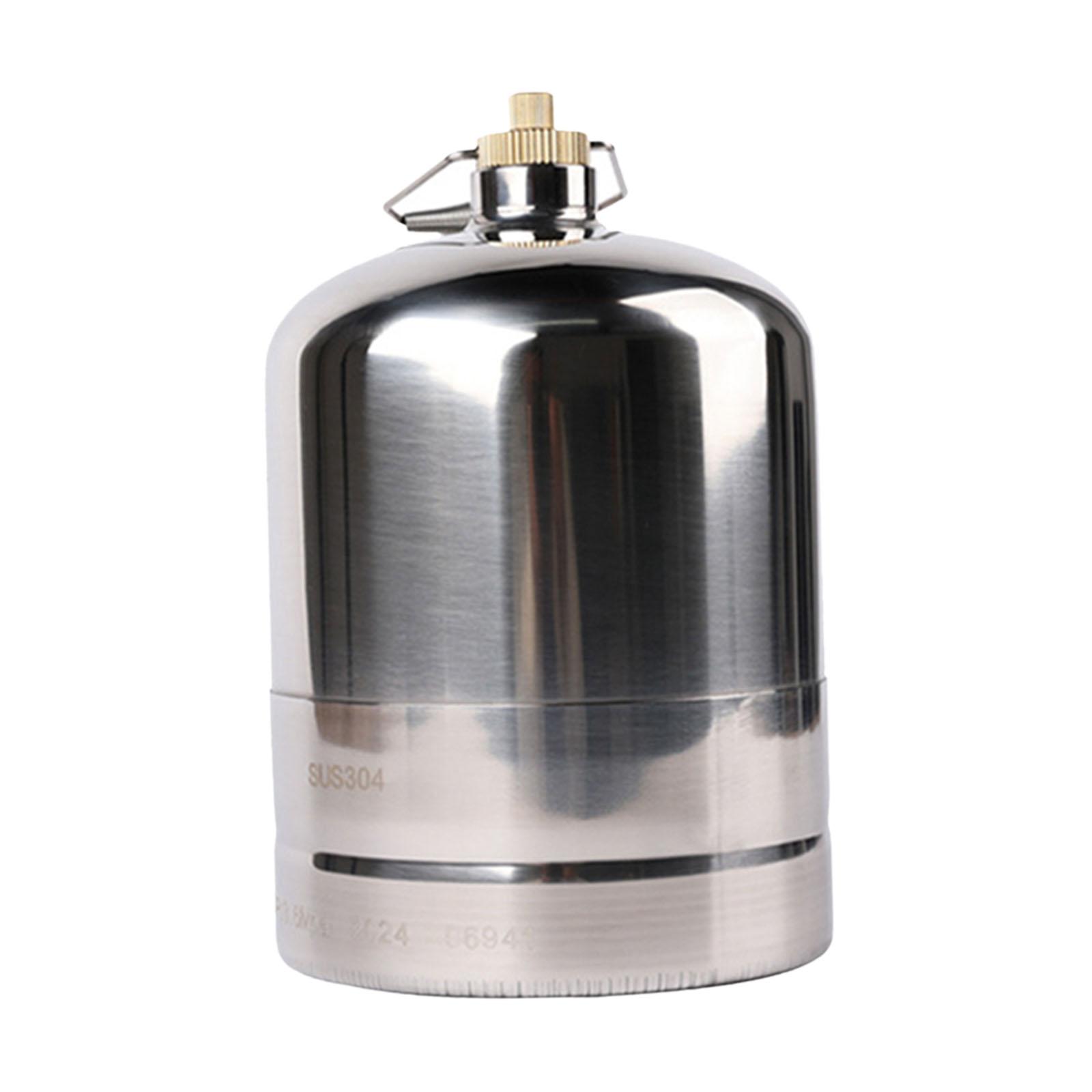 Magideal - Tanque De Gas Para Acampar, Bote De Combustible De Gas Para Acampar, Cilindro De Tanque De Gas Práctico Portátil Recargable Vacío Para Cocinar Al Aire 4L