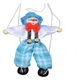 thumbnail image 2 of Marioneta Títere, Diseño De Payaso De Juguete Color Azul - PB-C11, 2 of 2
