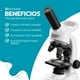 thumbnail image 4 of Microscopio Educativo Profesional 16000X Blanco con Muestras, 4 of 8