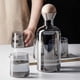 thumbnail image 1 of Jarra de Vidrio Decantador Lujoso 4 vasos Gris, 1 of 8