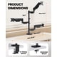 thumbnail image 5 of Soporte para monitor triple ErGear 13‑32" 9 kg por brazo, 5 of 7