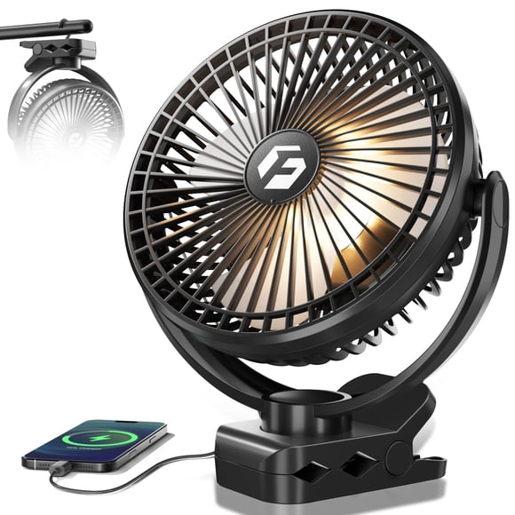 Ventilador Eléctrico FRIZCOL Portátil de Clip 8" con Batería de 20000mAh