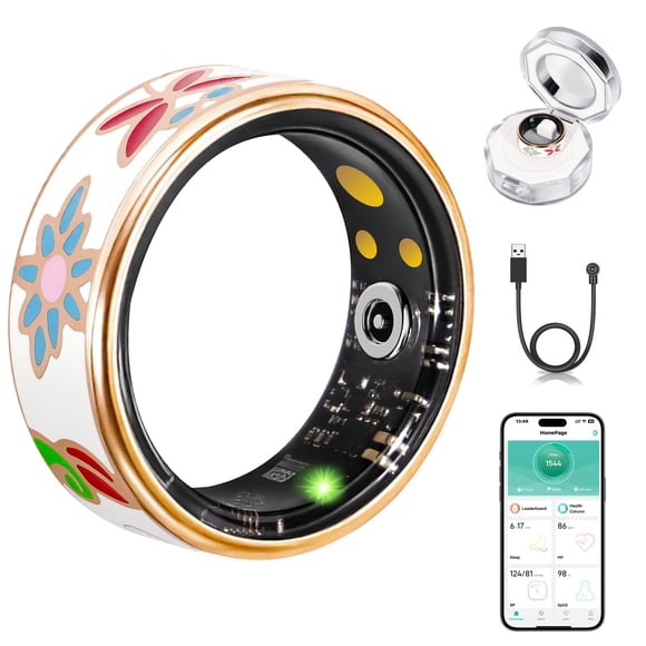 Anillo inteligente Chendssfkd resistente al agua IP68 con monitor de salud