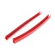 thumbnail image 3 of 2pcs goma longboard patineta protector de cubierta tira nariz cola guardia rojo, 3 of 5