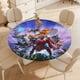 thumbnail image 4 of Crisis en tierras infinitas-theme Fitted Round Tablecloths Elastic Edged Table Covers Waterproof Table Cloth for Kitchen Holiday Party Tables Decor 120cm, 4 of 6