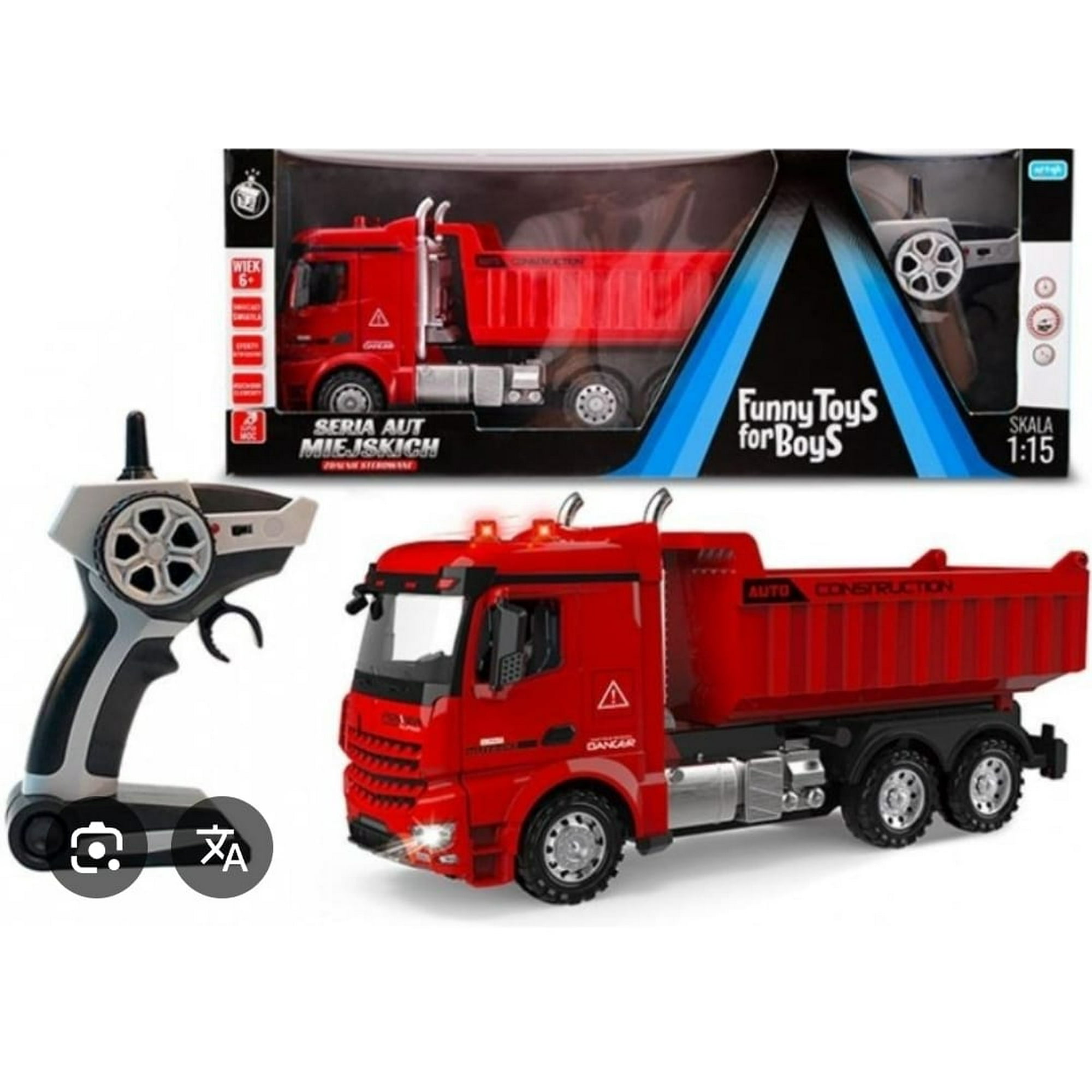 S&m - Camión Volquete De Juguete A Control Remoto