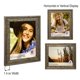 thumbnail image 2 of Marco de fotos SimpleMe 28x36 cm de madera gris con borde ancho, 2 of 8