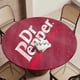thumbnail image 5 of Dr Pepper-theme Fitted Round Tablecloths Elastic Edged Table Covers Waterproof Table Cloth for Kitchen Holiday Party Tables Decor 120cm, 5 of 6