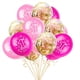 thumbnail image 1 of 12pcs, 1 Year Old Balloon Confetti Set Baby Shower Birthday Party Decoration, Birthday Photo Prop, Birthday Party Anniversary Party Scene Decor Arrangement, Room Decor, Indoor Decor, 1 of 3