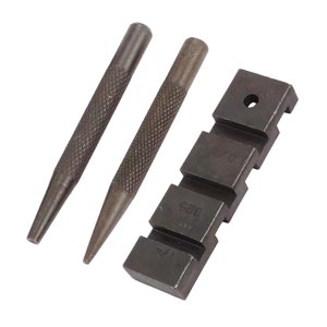 Magideal - Juego De Herramientas De Reparación De Interruptores De Eliminación De Motosierra Profesional Rompedor De Cadena De Pasador De Remachado De Cadena