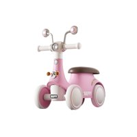 Babyluna - Correpasillos Auto Andador Infantil Con Luces Y Música Caracol Rosado