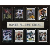 Placa C&I Collectables Ncaa Football Virginia Tech Hokies