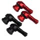 thumbnail image 2 of Vástagos De Válvula De Rueda De Motocicleta Universal De Aluminio CNC Rojo Y Negro De 90 Grados, 2 of 5