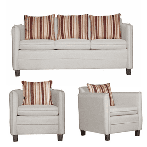 Ruzam Mobel - Juego De Living 3 1 1 Barcelona Crudo