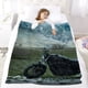 thumbnail image 5 of Harley Davidson anti-pilling, suave, ligera, esponjosa y acogedora de lujo para hogar y cocina – Perfecta para niños y adultos,120X180cm, 5 of 6