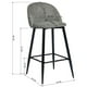 thumbnail image 3 of Pack 2 Pisos De Bar Tela Gris, 3 of 6