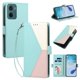 thumbnail image 2 of Funda Cartera Tricolor para Motorola Moto G05 con Soporte, Verde, 2 of 6