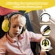 thumbnail image 5 of Auriculares con cancelación de ruido ProCase para niños pequeños, amarillos, 5 of 7