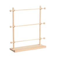 Magideal - Organizador De Cinta De Madera, Soporte Para Carrete De Cinta, Estante Portátil Ligero Para Manualidades, Almacenamiento De Cinta Para Costura, Manual