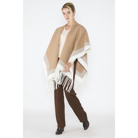 Woman By Eclipse - Ruana Soledad Taupe