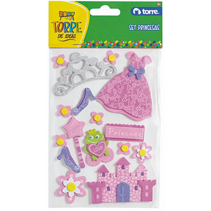 Stickers Set Princesas 1 Un Torre