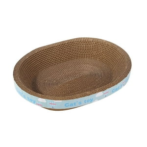 Genérico - Rascador Para Gatos Cartón Lounge Bed Almohadilla Para Rascar Corrugado Para Rascar 45Cmx34Cmx9Cm