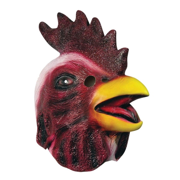 Pollo de látex Mask Forum Novelties Deluxe para adultos, talla única