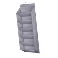 Magideal - Bolsa De Almacenamiento Colgante Para Puerta De Armario, Grande, Con Bolsillos Profundos, Zapatero Para Puerta, Zapatero Colgante Universal Plegable G