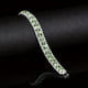 thumbnail image 1 of Luxury Birthstone Tennis Bracelet - Three Rows of Shiny Zircon - Colorful Watchband Bracelet for Women & Girls, 1 of 5