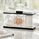 thumbnail image 2 of Organizador de cosméticos mDesign Lumiere Collection transparente/negro, 2 of 8