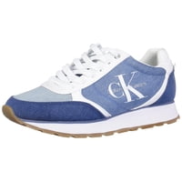 Zapatillas Calvin Klein Cayle En Denim Azul Talle 5.5