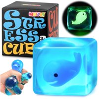 Juguete Inquieto Stress Cube Meijoy Que Brilla En La Oscuridad Con Forma De Ballena